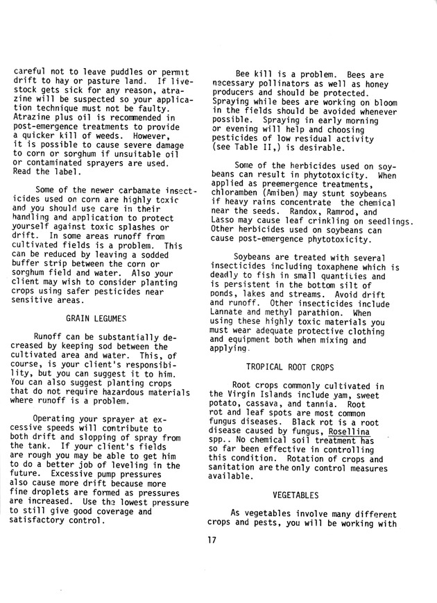 Commercial pesticides applicator manual - Page 17