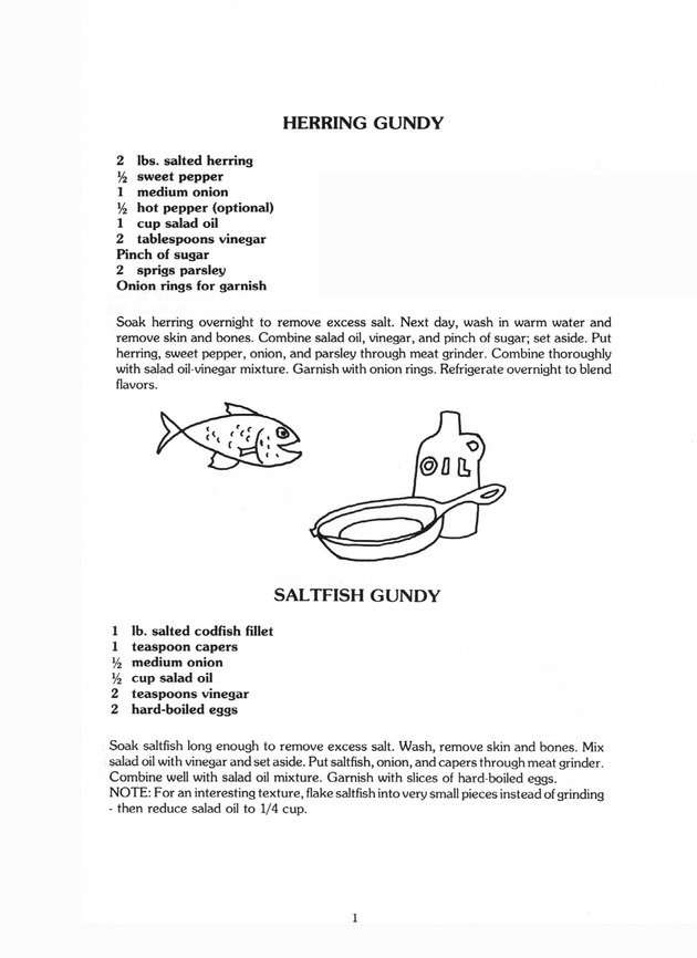 Virgin Islands Holiday Cooking - Page 1a