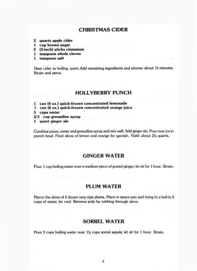 Virgin Islands Holiday Cooking - Page 5a