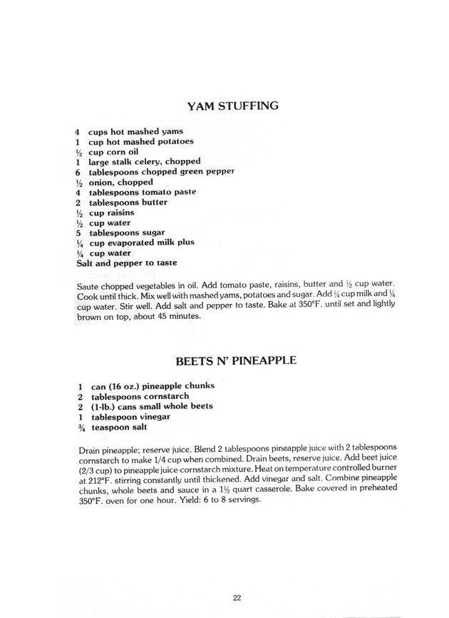 Virgin Islands Holiday Cooking - Page 22a