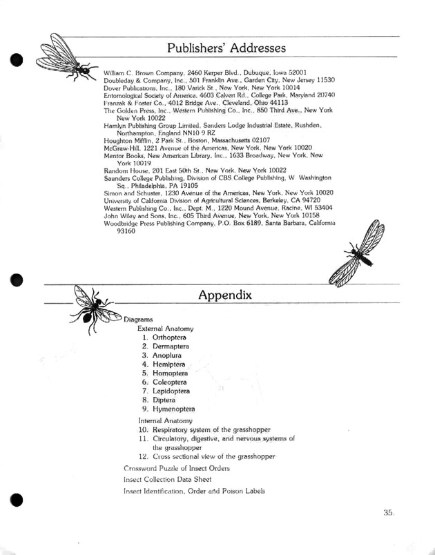 Island insects: Handbook for insect study - Page 35