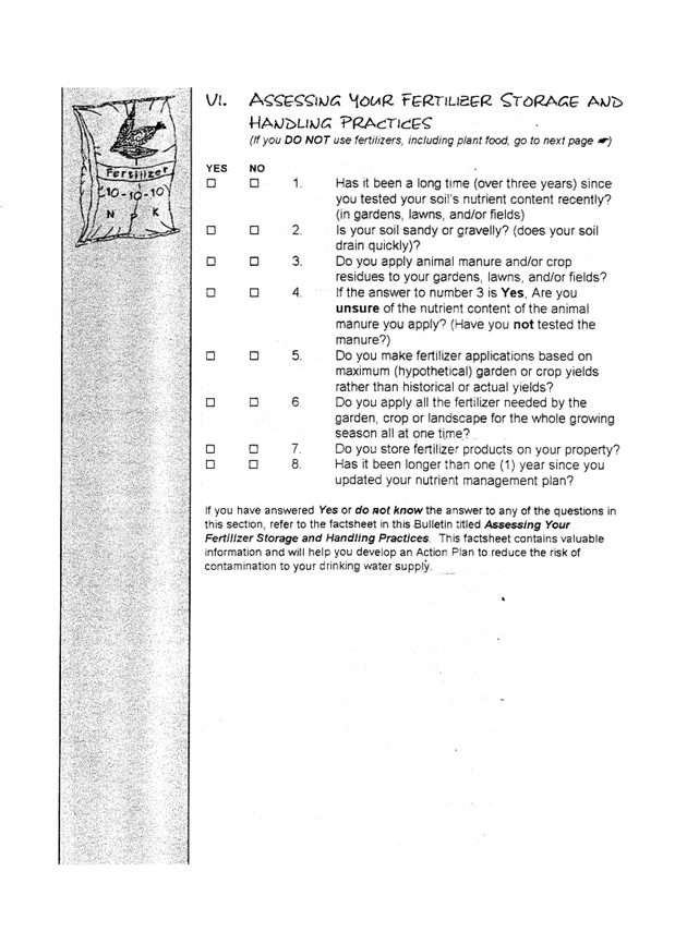 Protecting your water quality through a home & farm assessment - Page 7