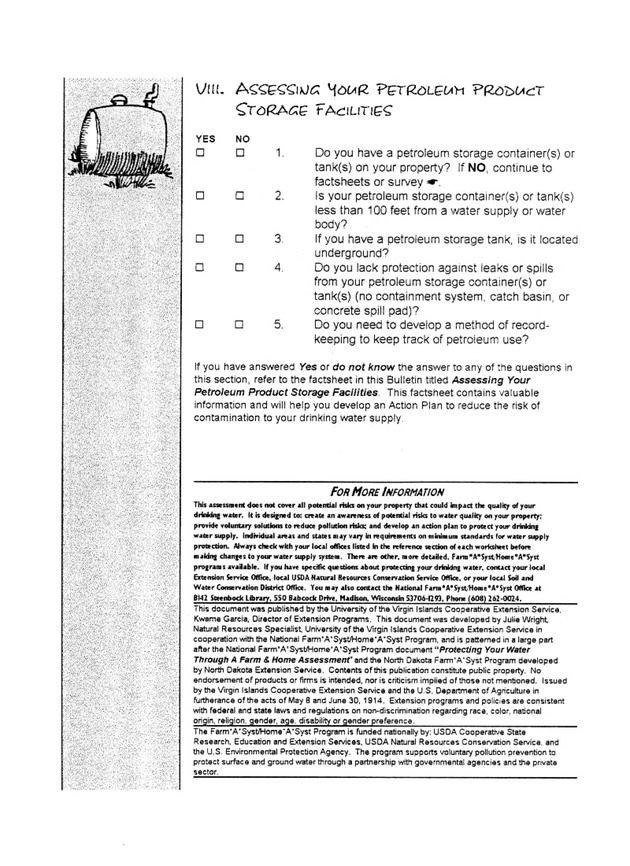 Protecting your water quality through a home & farm assessment - Page 9