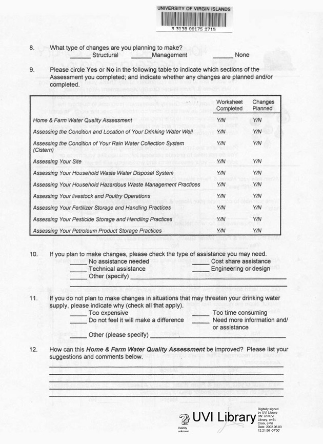 Protecting your water quality through a home & farm assessment - Page 68