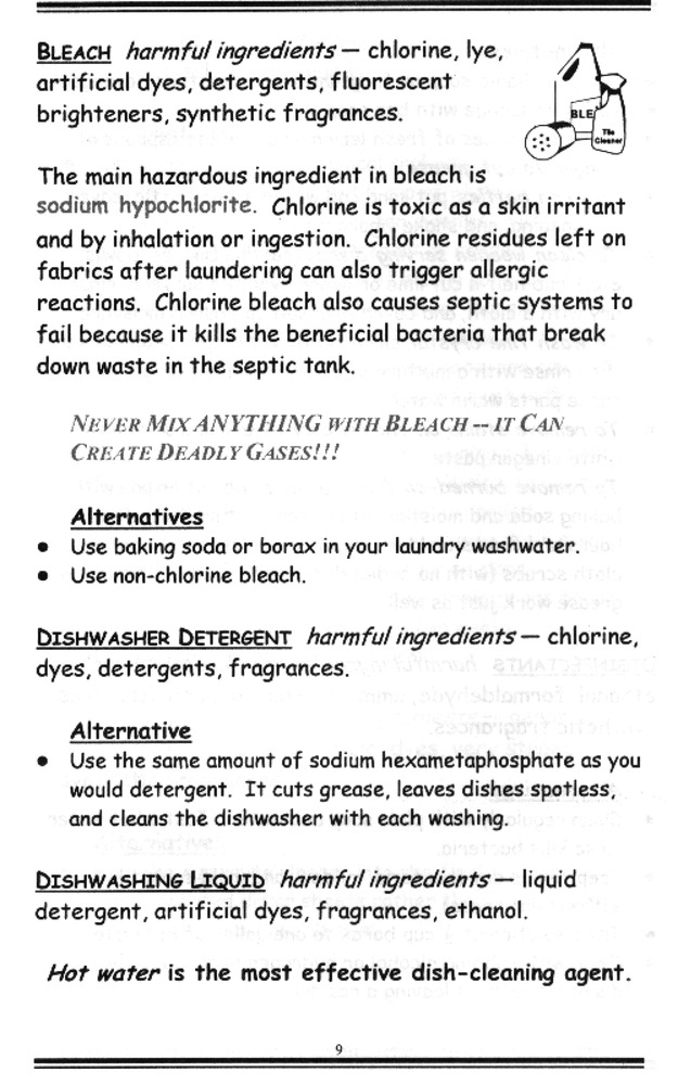 Recipes for a non-toxic household - Page 9