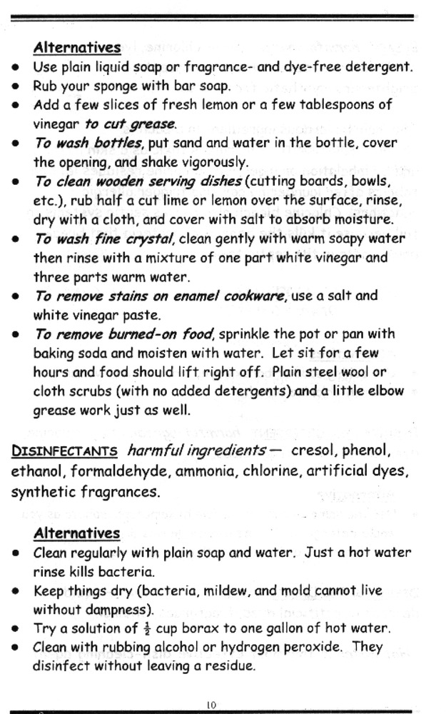 Recipes for a non-toxic household - Page 10