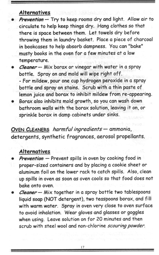 Recipes for a non-toxic household - Page 17