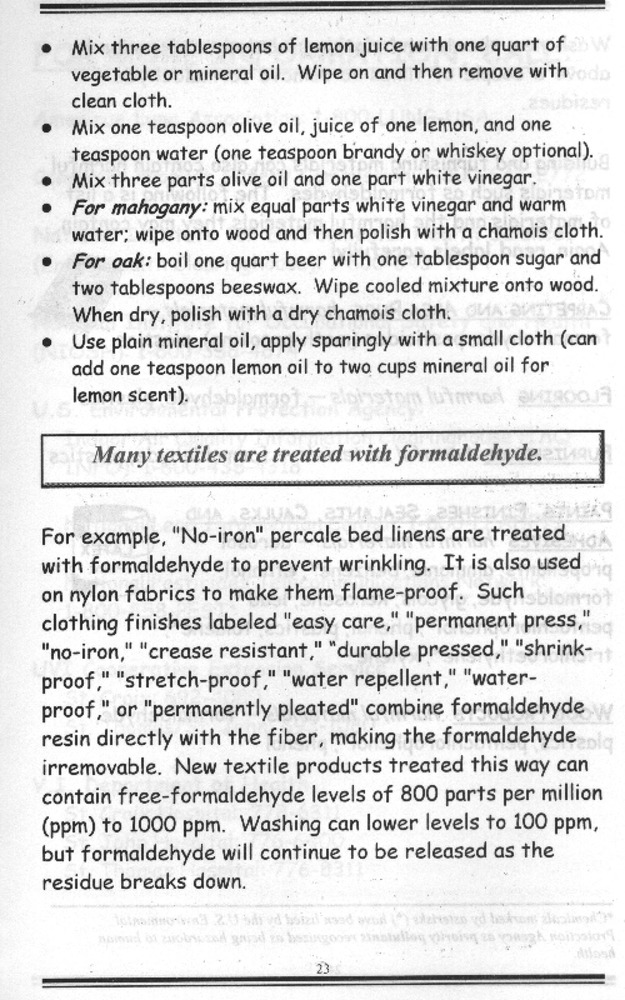 Recipes for a non-toxic household - Page 23