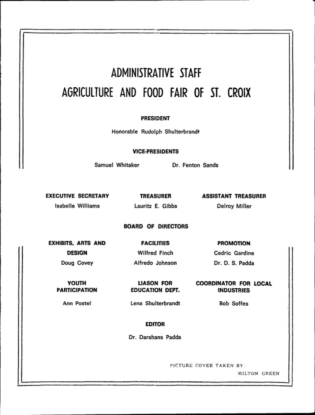 Annual Agriculture and Food Fair of the Virgin Islands - Page 3