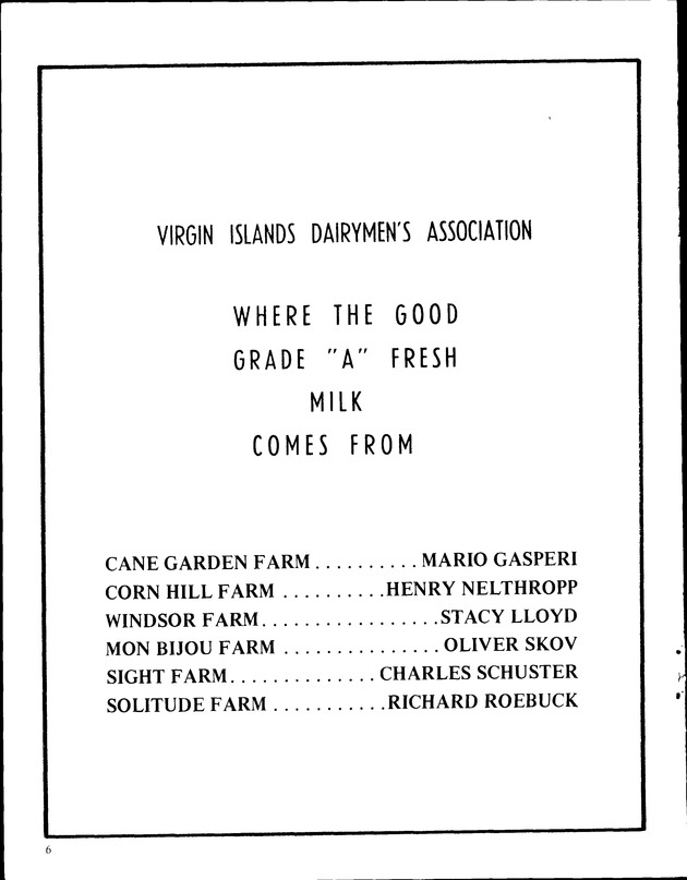 Annual Agriculture and Food Fair of the Virgin Islands - Page 6