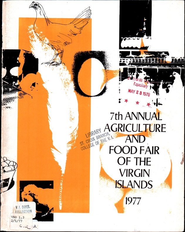 Annual Agriculture and Food Fair of the Virgin Islands - Front Cover