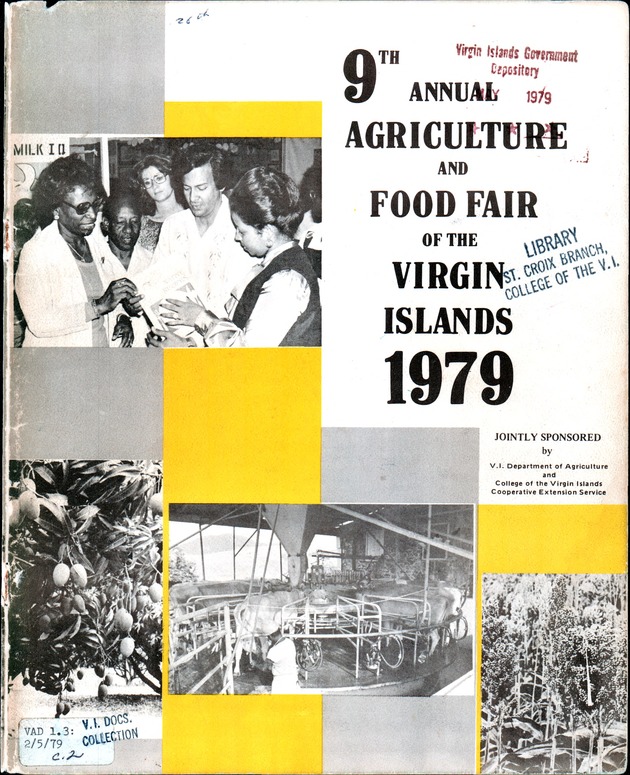 Annual Agriculture and Food Fair of the Virgin Islands - Front Cover