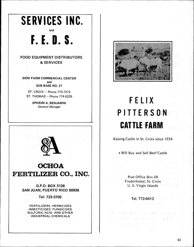 Annual Agriculture and Food Fair of the Virgin Islands - Page 61