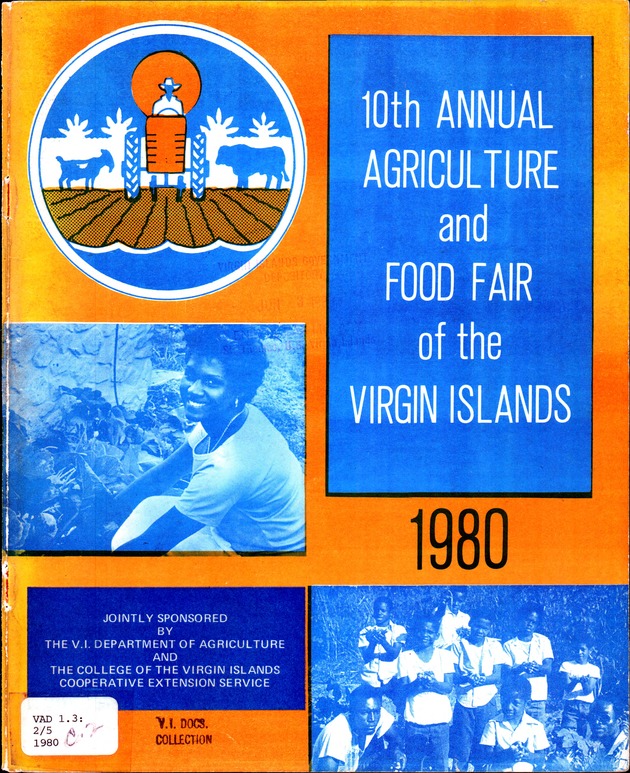 Annual Agriculture and Food Fair of the Virgin Islands - Front Cover