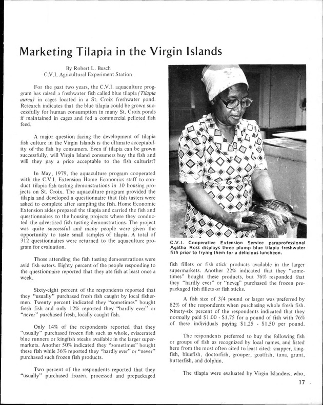 Annual Agriculture and Food Fair of the Virgin Islands - Page 17