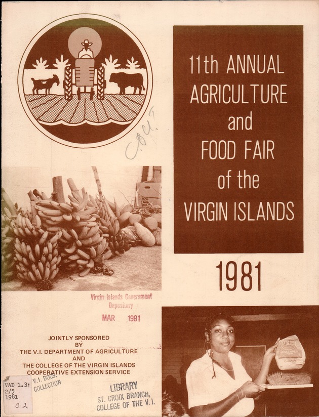 Annual Agriculture and Food Fair of the Virgin Islands - Front Cover