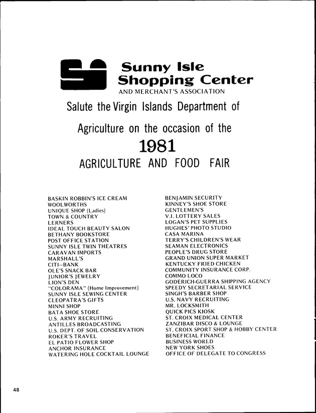 Annual Agriculture and Food Fair of the Virgin Islands - Page 48