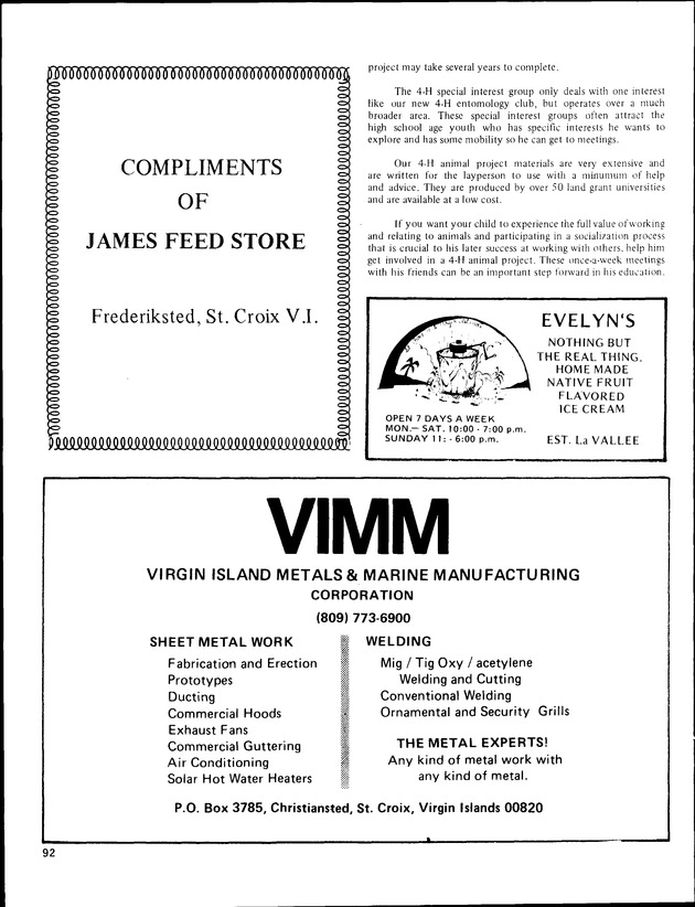 Annual Agriculture and Food Fair of the Virgin Islands - Page 92