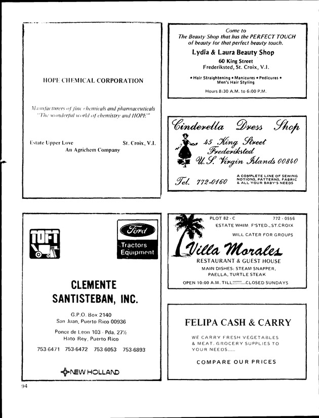 Annual Agriculture and Food Fair of the Virgin Islands - Page 94