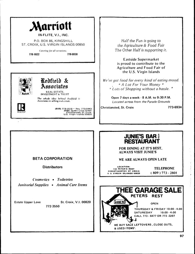 Annual Agriculture and Food Fair of the Virgin Islands - Page 97