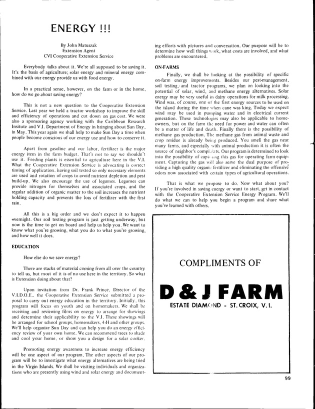 Annual Agriculture and Food Fair of the Virgin Islands - Page 99