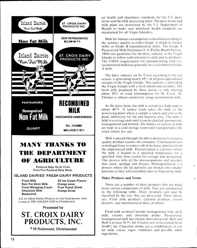 Annual Agriculture and Food Fair of the Virgin Islands - Page 12