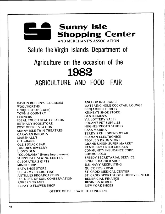 Annual Agriculture and Food Fair of the Virgin Islands - Page 48