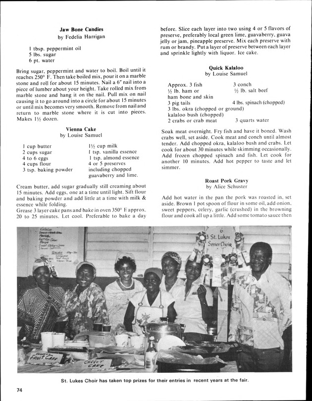 Annual Agriculture and Food Fair of the Virgin Islands - Page 74