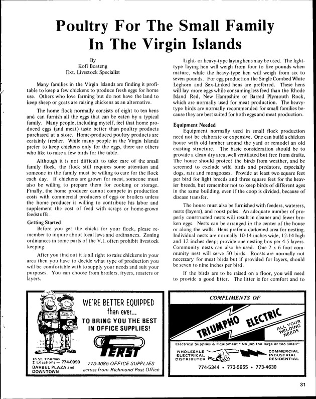 Annual Agriculture and Food Fair of the Virgin Islands - Page 31