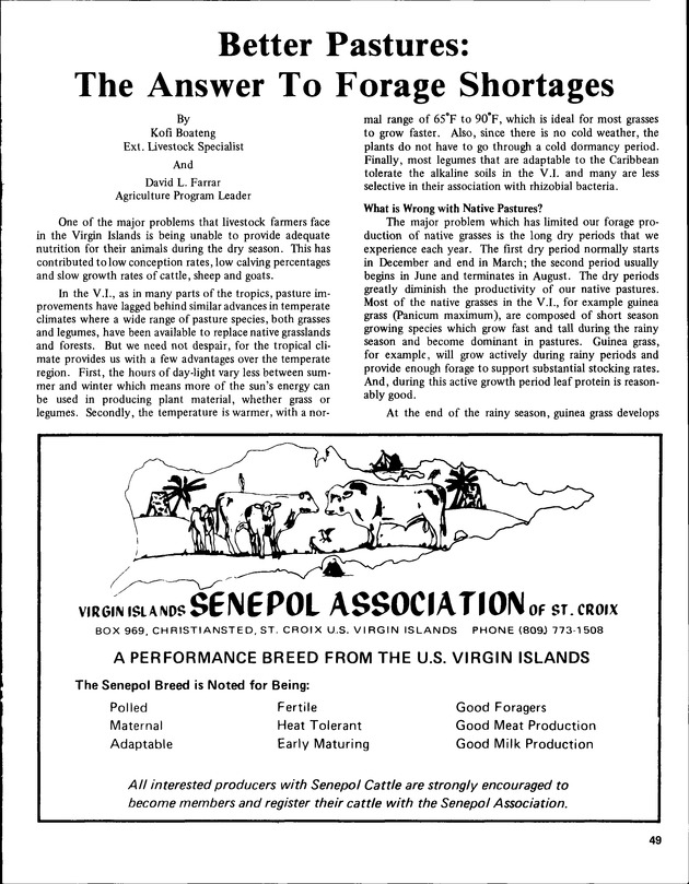 Annual Agriculture and Food Fair of the Virgin Islands - Page 49