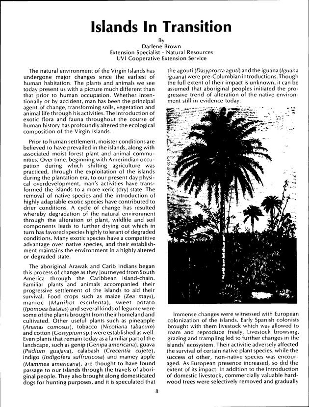 Virgin Islands Agriculture and Food Fair 1992 - Page 8