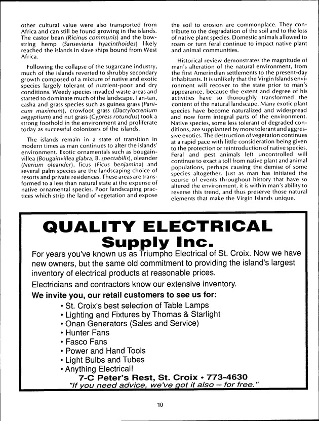 Virgin Islands Agriculture and Food Fair 1992 - Page 10