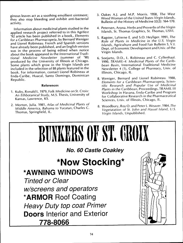 Virgin Islands Agriculture and Food Fair 1992 - Page 14