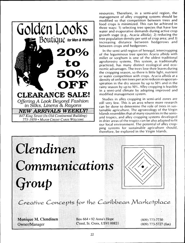 Virgin Islands Agriculture and Food Fair 1992 - Page 22