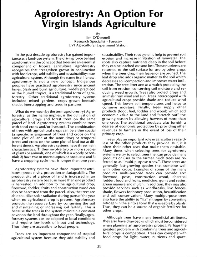 Virgin Islands Agriculture and Food Fair 1992 - Page 23