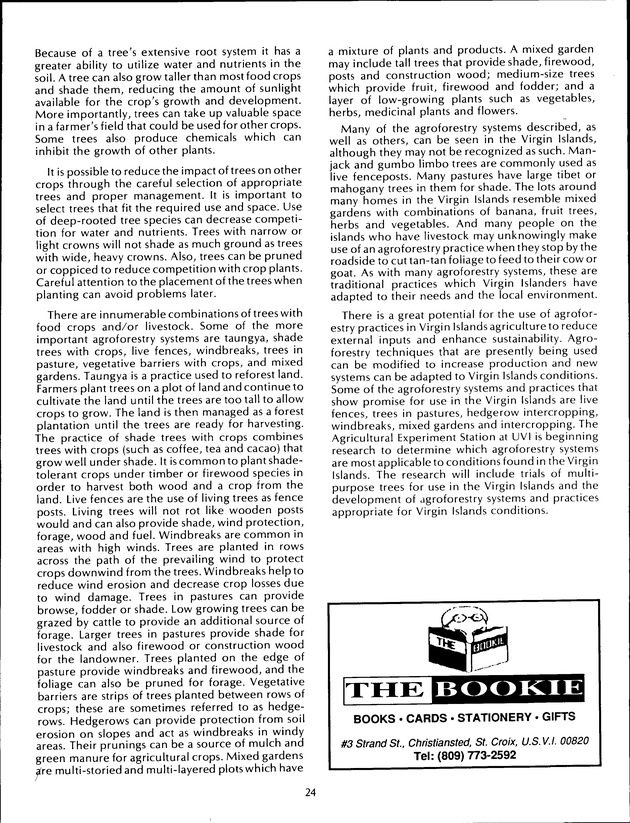 Virgin Islands Agriculture and Food Fair 1992 - Page 24