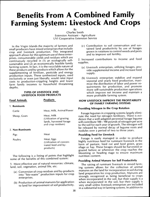 Virgin Islands Agriculture and Food Fair 1992 - Page 38