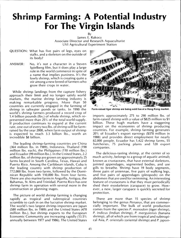 Virgin Islands Agriculture and Food Fair 1992 - Page 41