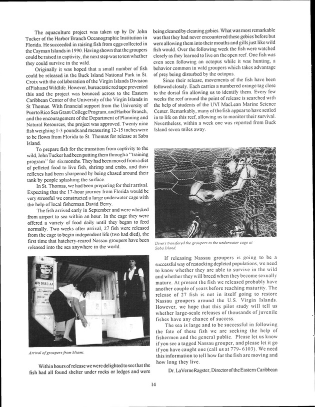 Virgin Islands Agriculture and Food Fair 1993 - Page 14