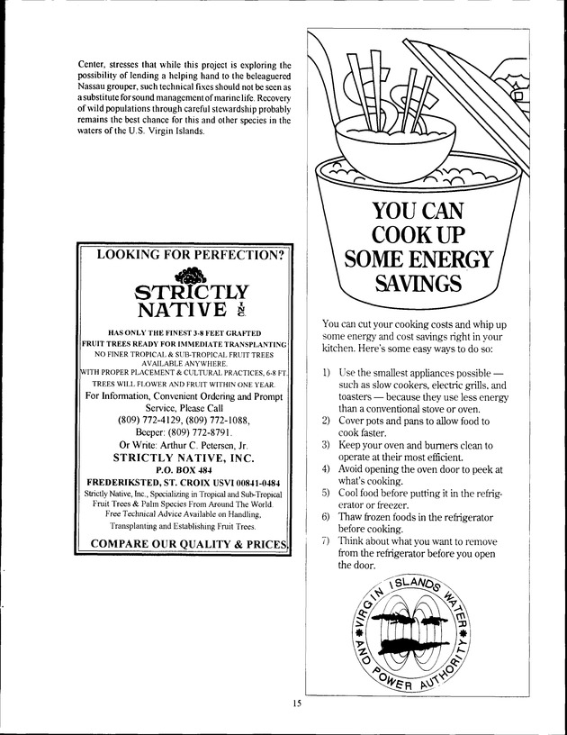 Virgin Islands Agriculture and Food Fair 1993 - Page 15