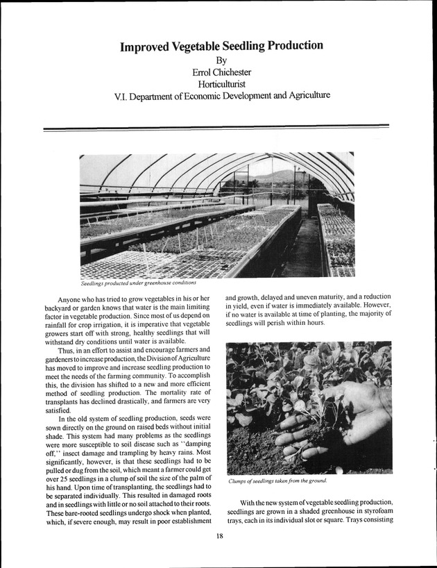 Virgin Islands Agriculture and Food Fair 1993 - Page 18