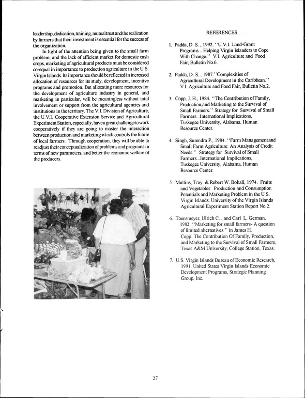 Virgin Islands Agriculture and Food Fair 1993 - Page 27