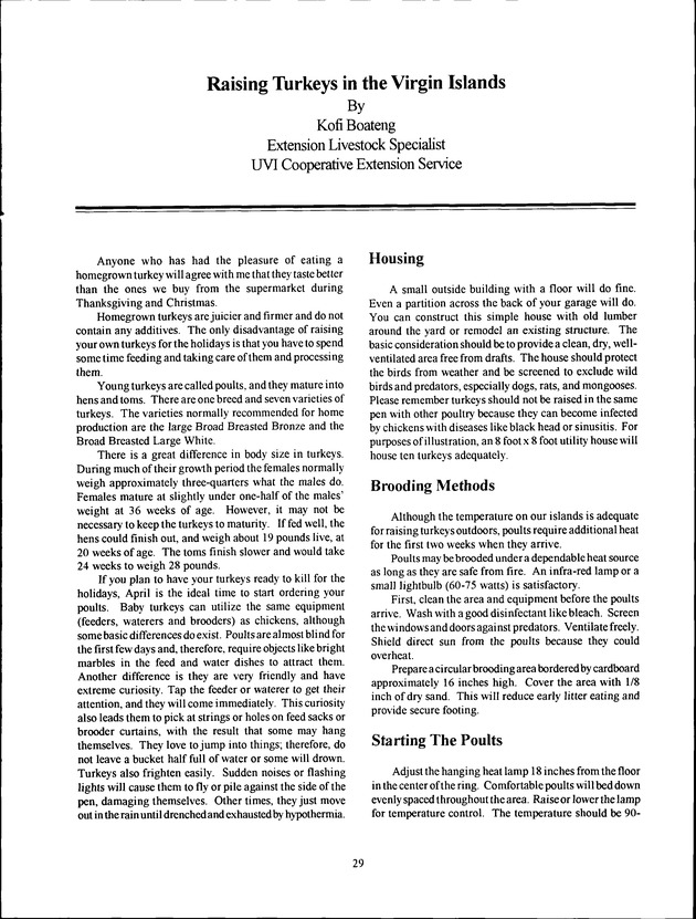 Virgin Islands Agriculture and Food Fair 1993 - Page 29