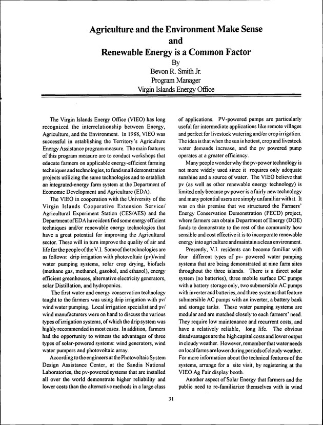 Virgin Islands Agriculture and Food Fair 1993 - Page 31