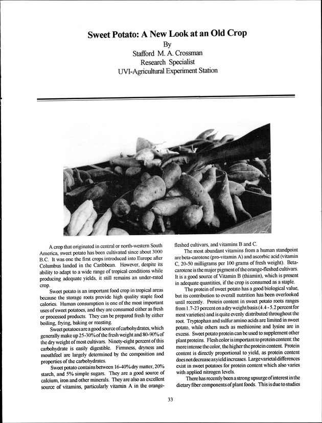 Virgin Islands Agriculture and Food Fair 1993 - Page 33