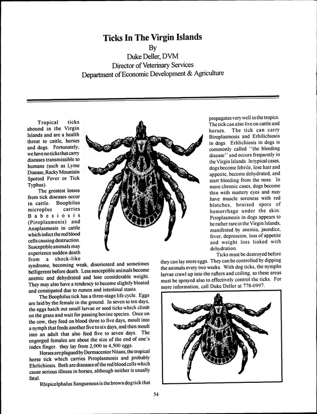 Virgin Islands Agriculture and Food Fair 1993 - Page 54