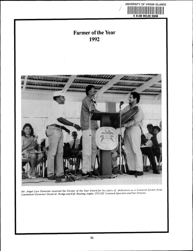 Virgin Islands Agriculture and Food Fair 1993 - Page 56