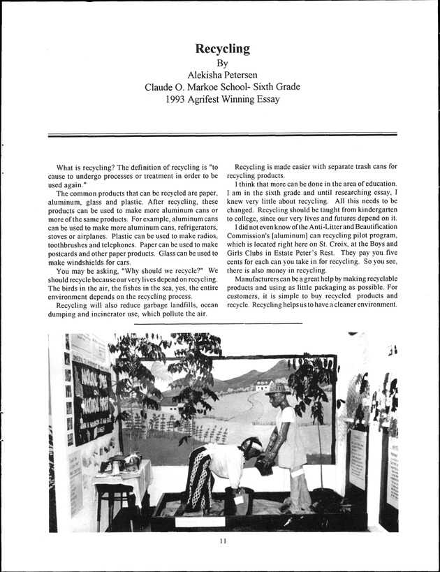 Virgin Islands Agriculture and Food Fair 1994 - Page 11