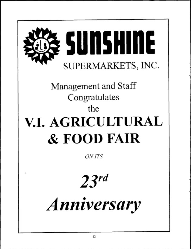 Virgin Islands Agriculture and Food Fair 1994 - Page 12