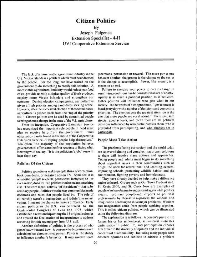 Virgin Islands Agriculture and Food Fair 1994 - Page 20